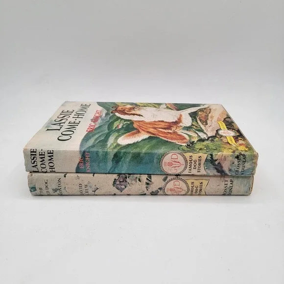 Eric Knight Lassie Come-Home David Grew Wild Dog of Edmonton Hardcover Good Set - Picture 3 of 16